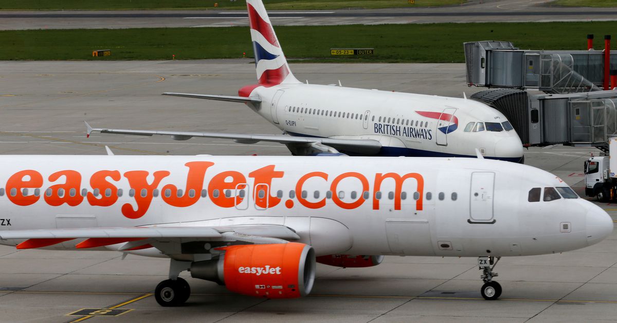 British trip rule havoc hits airline shares