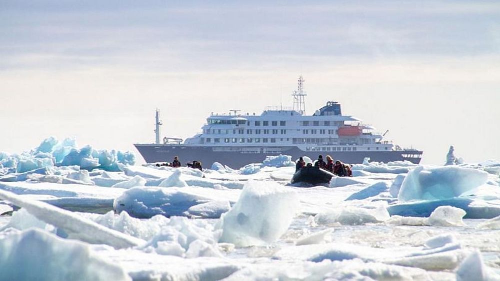 Travellers on a cruise to the Arctic Circle are cleaning up Svalbard